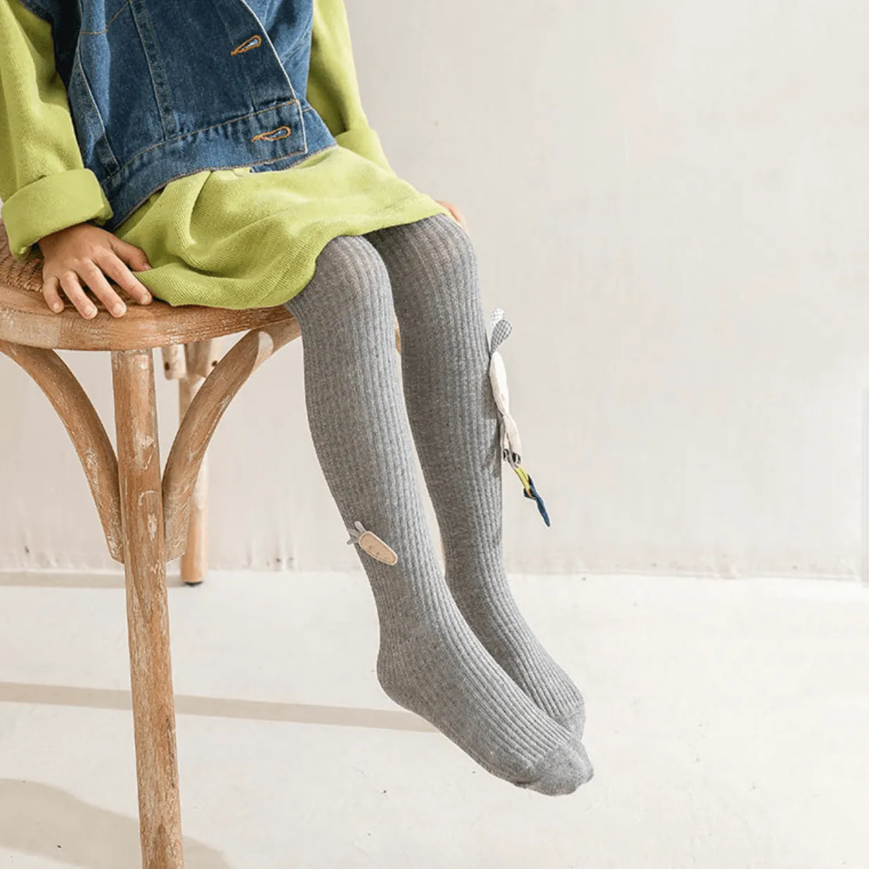 3D Bunny Patch Leggings