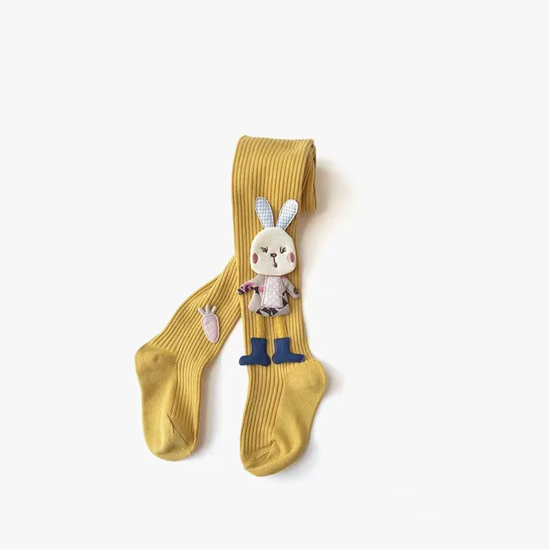 3D Bunny Patch Leggings