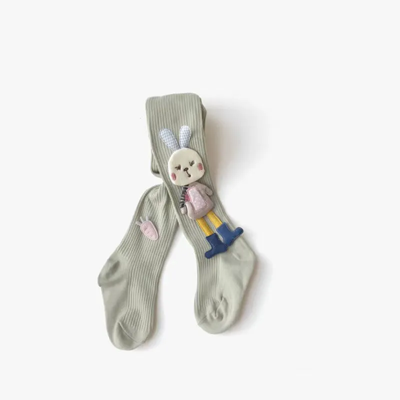 3D Bunny Patch Leggings