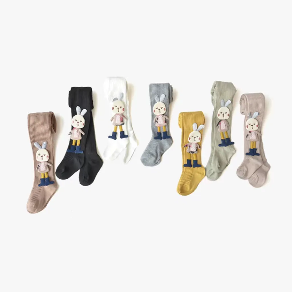 3D Bunny Patch Leggings
