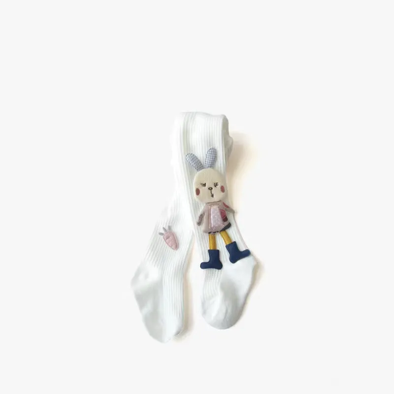 3D Bunny Patch Leggings