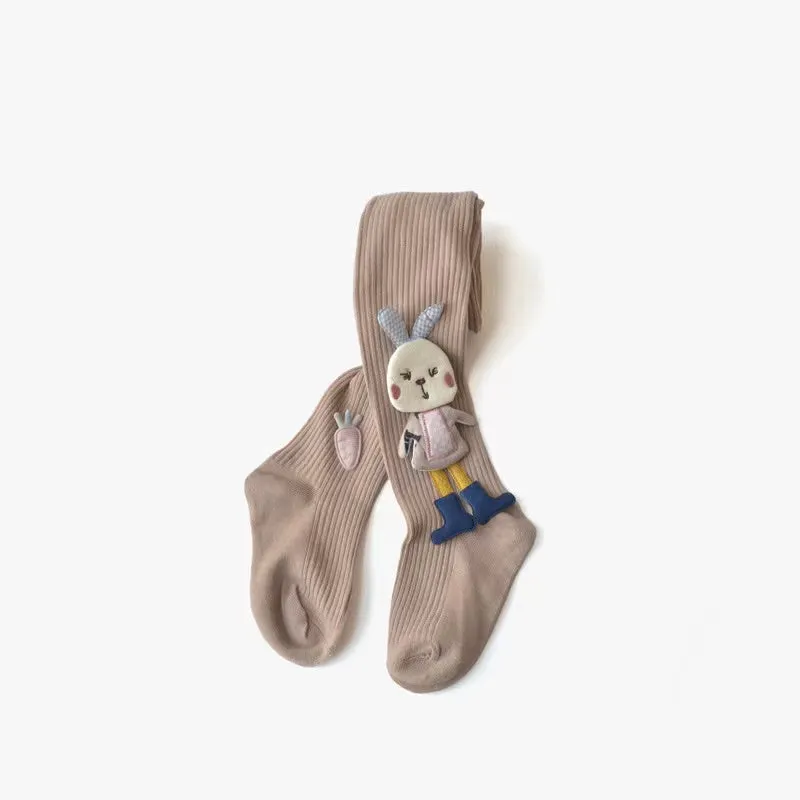 3D Bunny Patch Leggings
