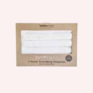 7 Pack Bamboo Towelling Nappies