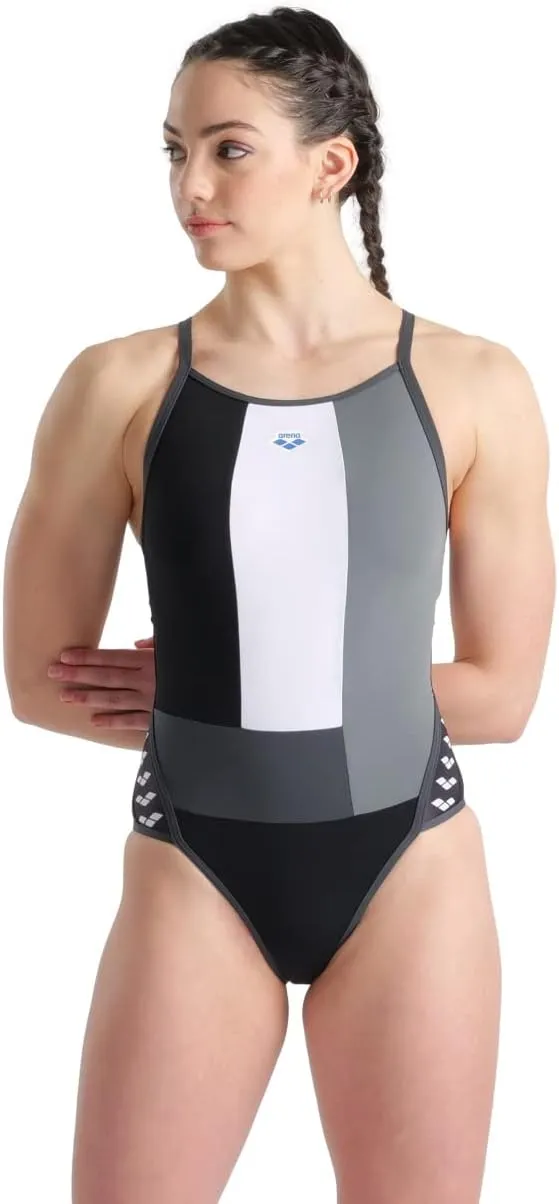 ARENA Women's Performance Icons Panel Super Fly Back Swimsuit