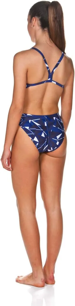 ARENA Women's Shattered Glass Challenge Back One Piece Swimsuit