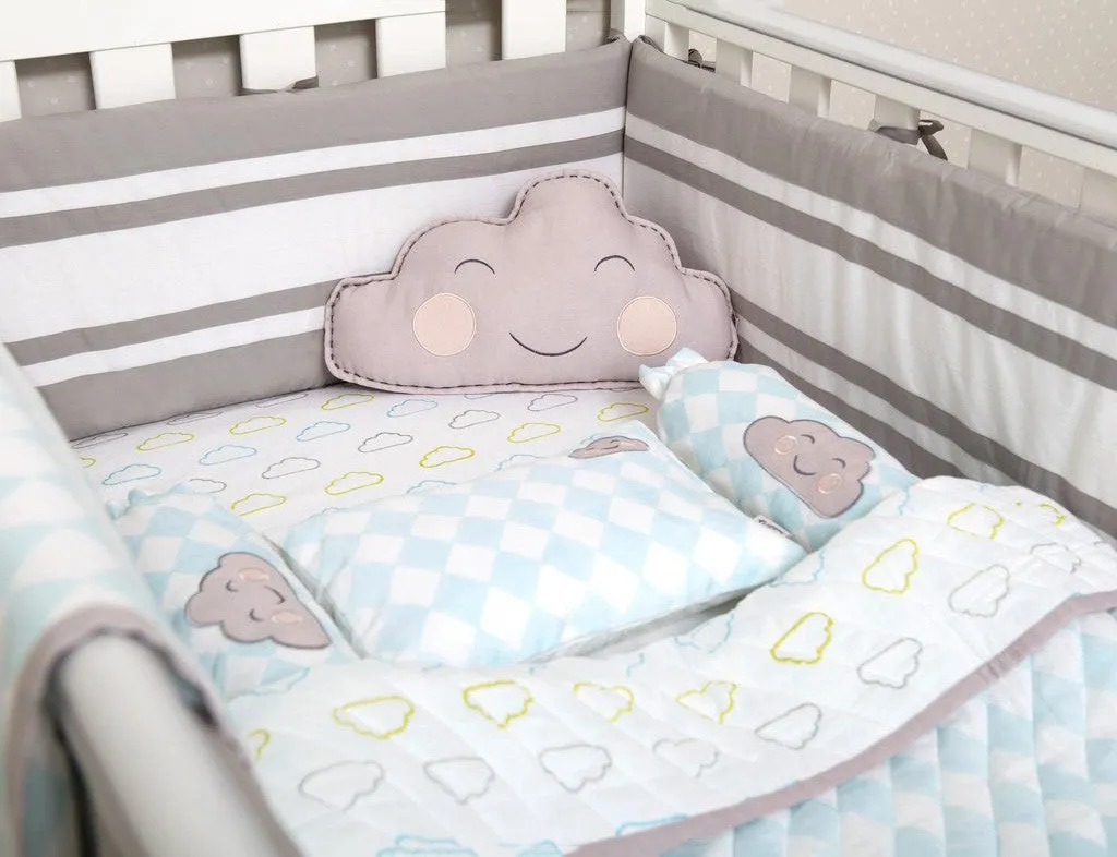 Baby Rock My Crib Gift Basket <br> Blue Cloud<br><span style="font-size: 10px;">Can be Personalised</span>