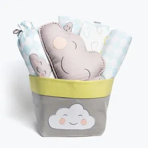 Baby Rock My Crib Gift Basket <br> Blue Cloud<br><span style="font-size: 10px;">Can be Personalised</span>