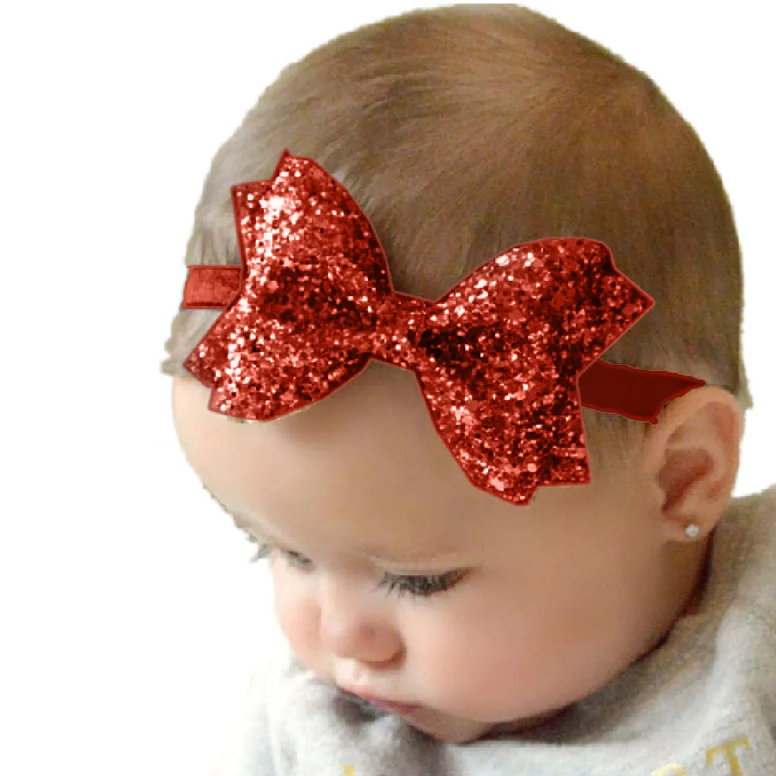 Babymoon Kids Girls Glittering Bow Hairband | Baby Headband | Hair Accessories