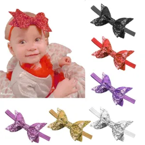 Babymoon Kids Girls Glittering Bow Hairband | Baby Headband | Hair Accessories