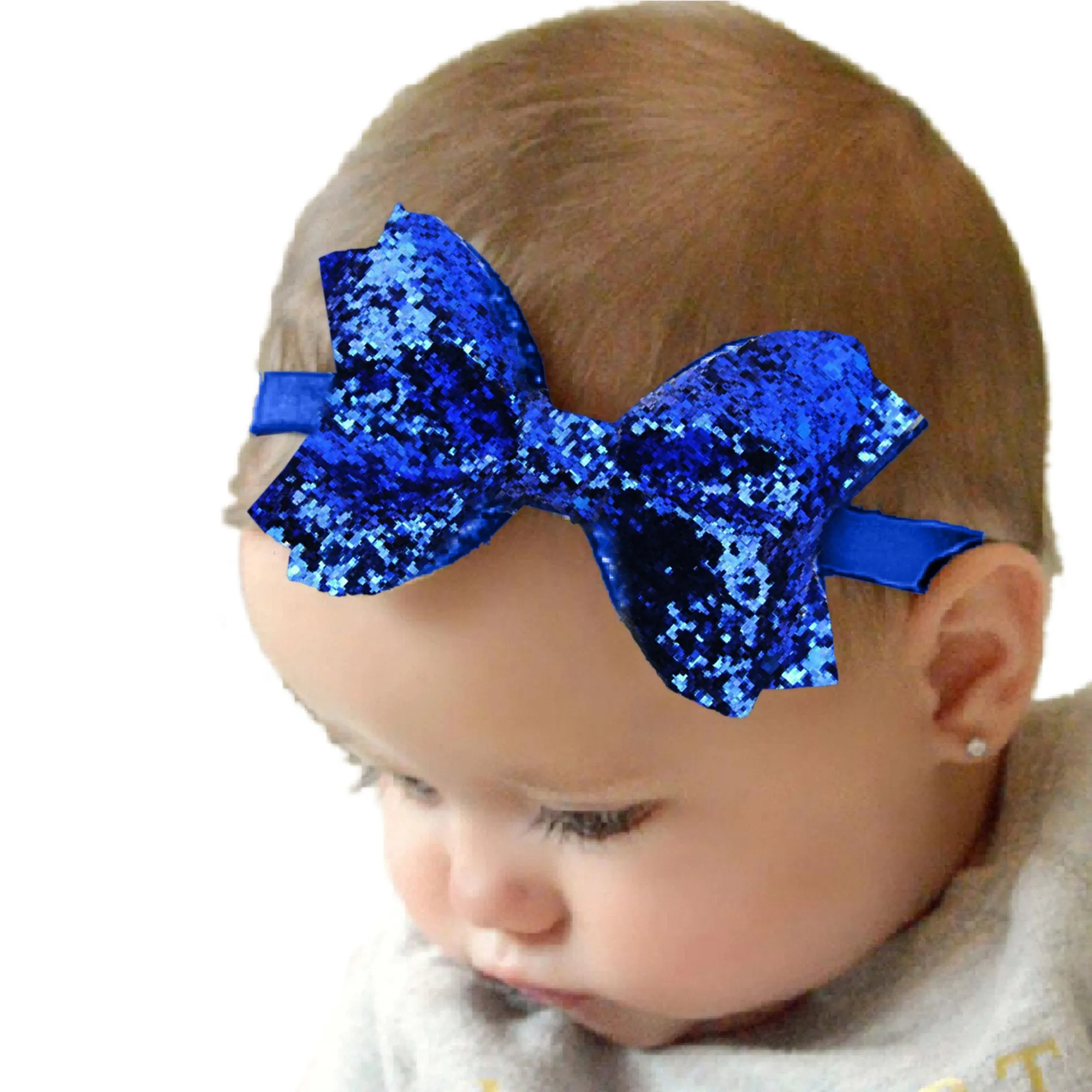 Babymoon Kids Girls Glittering Bow Hairband | Baby Headband | Hair Accessories