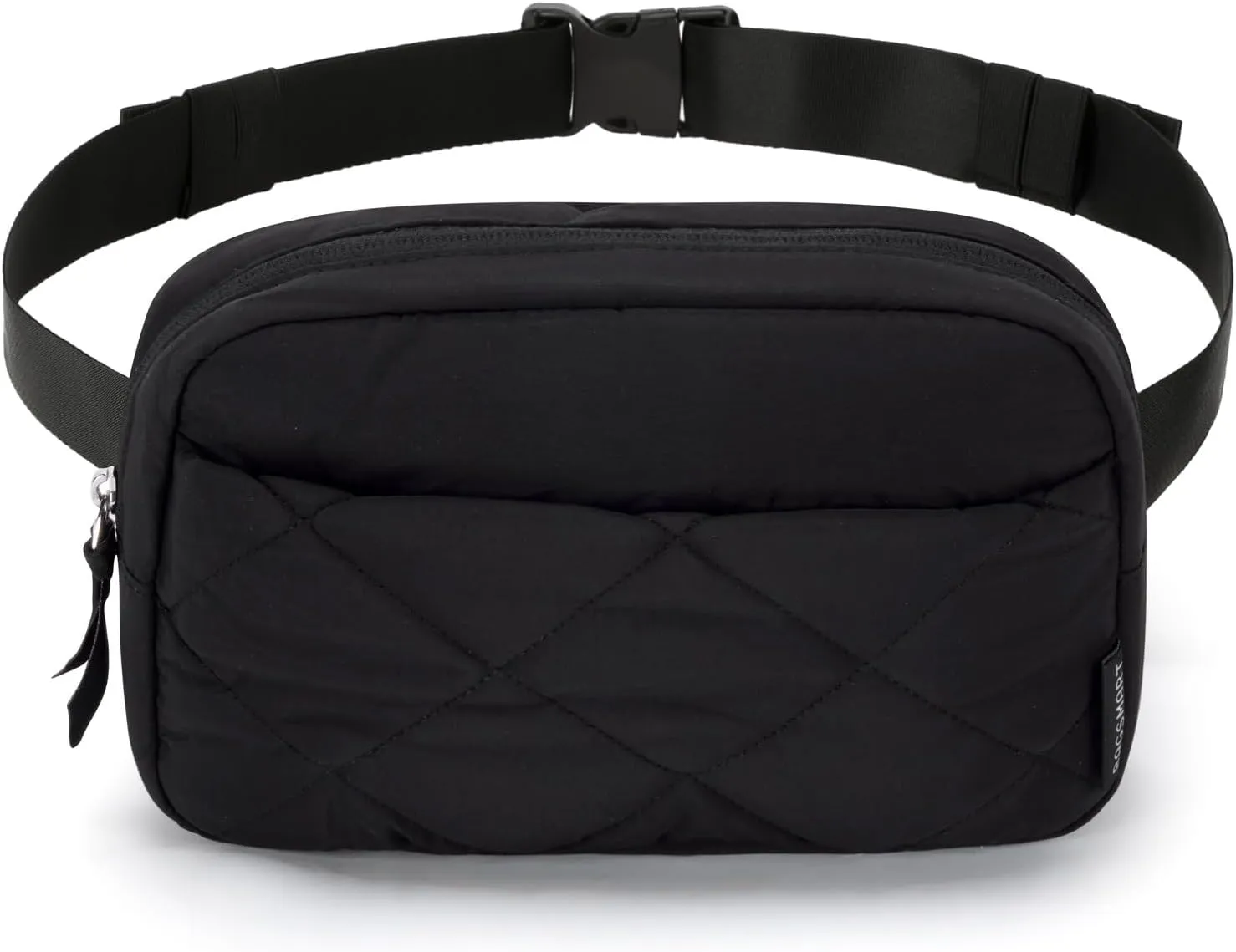 BAGSMART Puffy Fanny Packs for Women Crossbody Belt Bag with Adjustable Strap, Quilted Waist Pack Purse for Traveling Shopping Workout