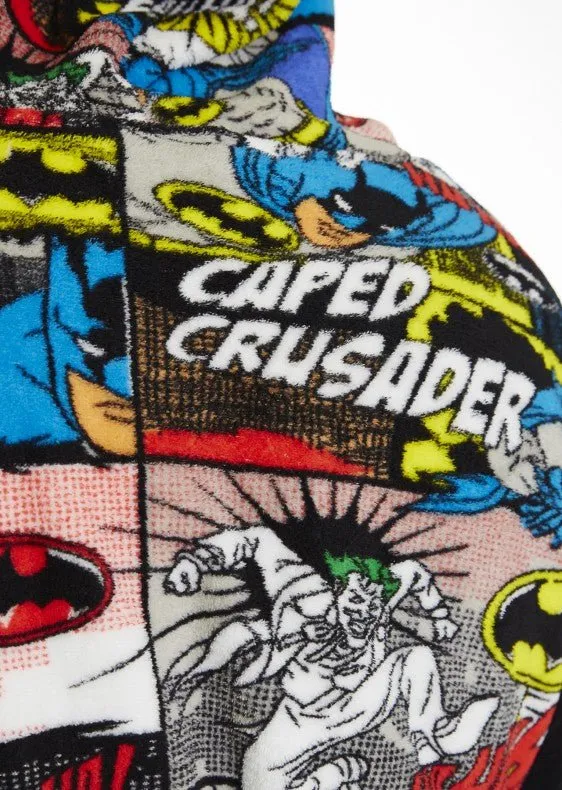 Batman Comic Strip Bath Robe