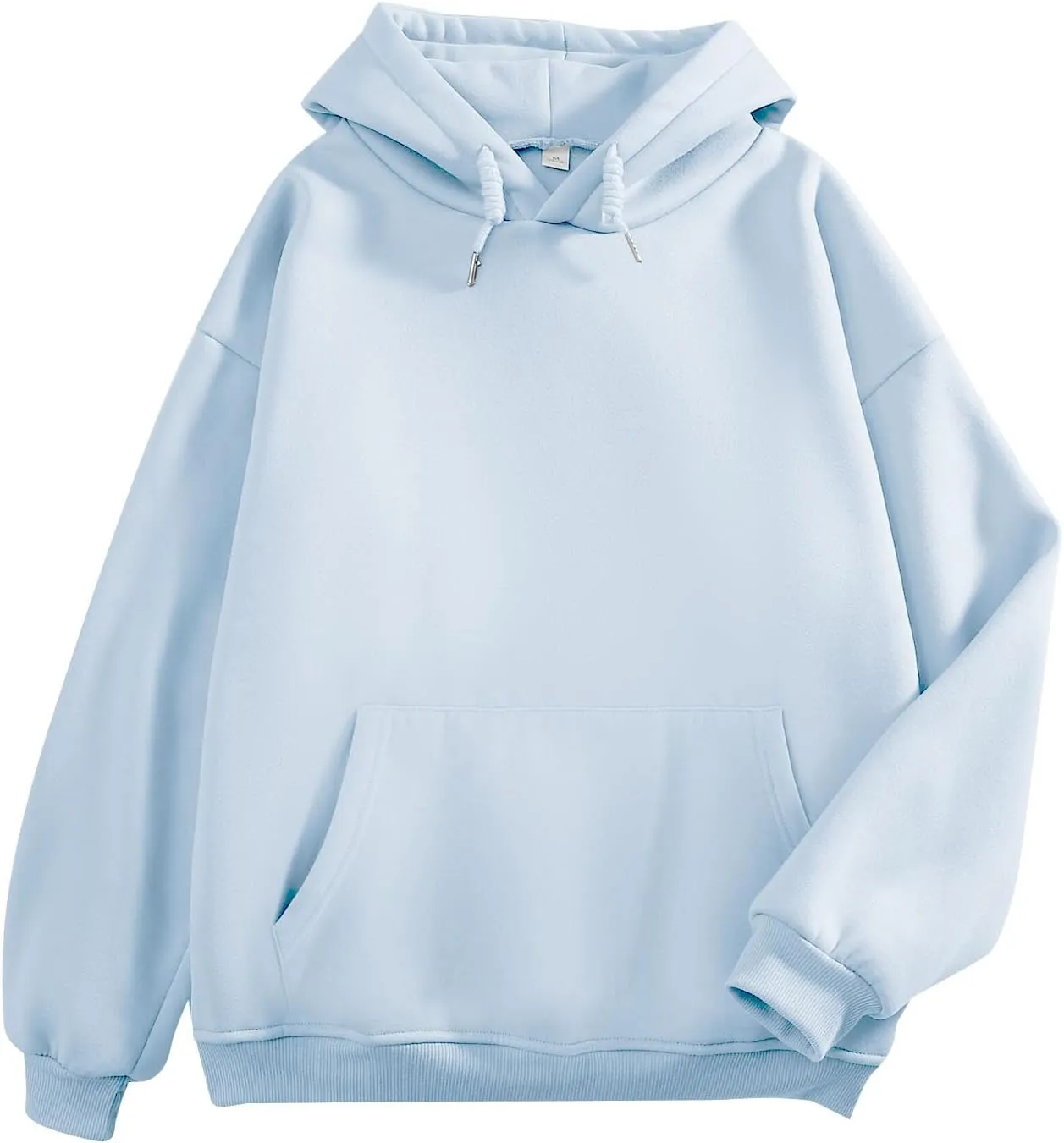 Bobeutou Oversized Hoodie for Women Trendy Hoodies Basic Solid Sweatshirts with Pocket Fleece Pullover Fashion Casual Tops
