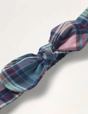 Bow Headbands 2 Pack-Multi Hotchpotch Check