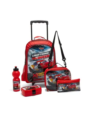 Cars Value Pack Set Trolley Backpack