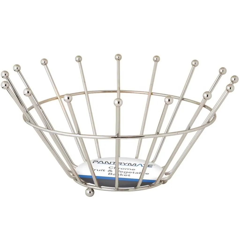 Chrome Fruit & Veggie Basket