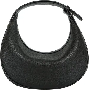 Comeon Crescent Shoulder Bag for Women, PU Leather Hobo CrossBody Bag, Adjustable Clutch Tote Purse and Handbag with Zipper