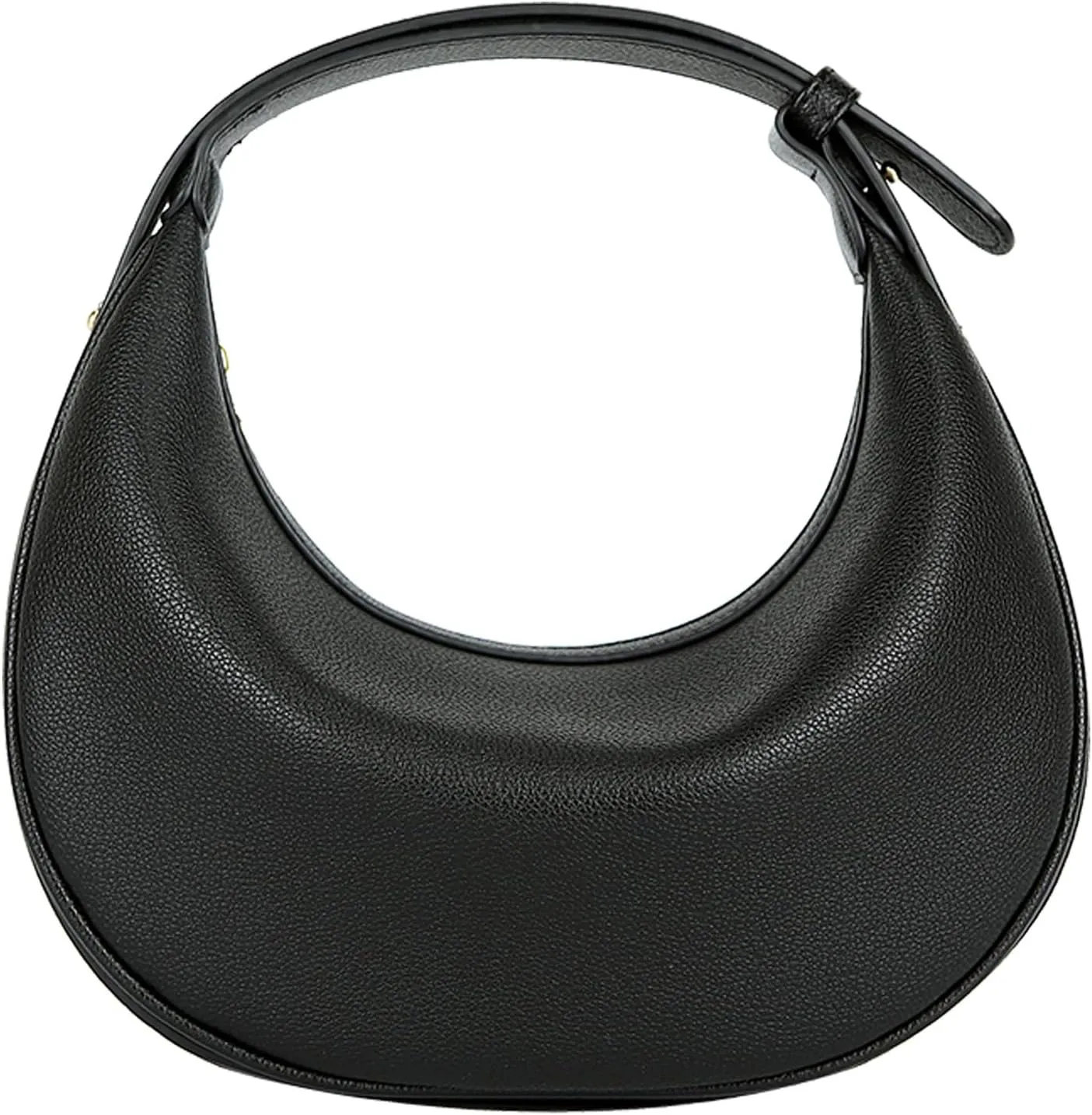 Comeon Crescent Shoulder Bag for Women, PU Leather Hobo CrossBody Bag, Adjustable Clutch Tote Purse and Handbag with Zipper