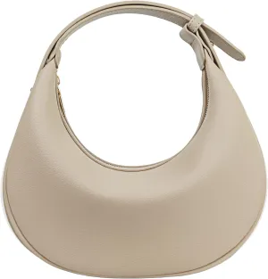 Comeon Crescent Shoulder Bag for Women, PU Leather Hobo CrossBody Bag, Adjustable Clutch Tote Purse and Handbag with Zipper
