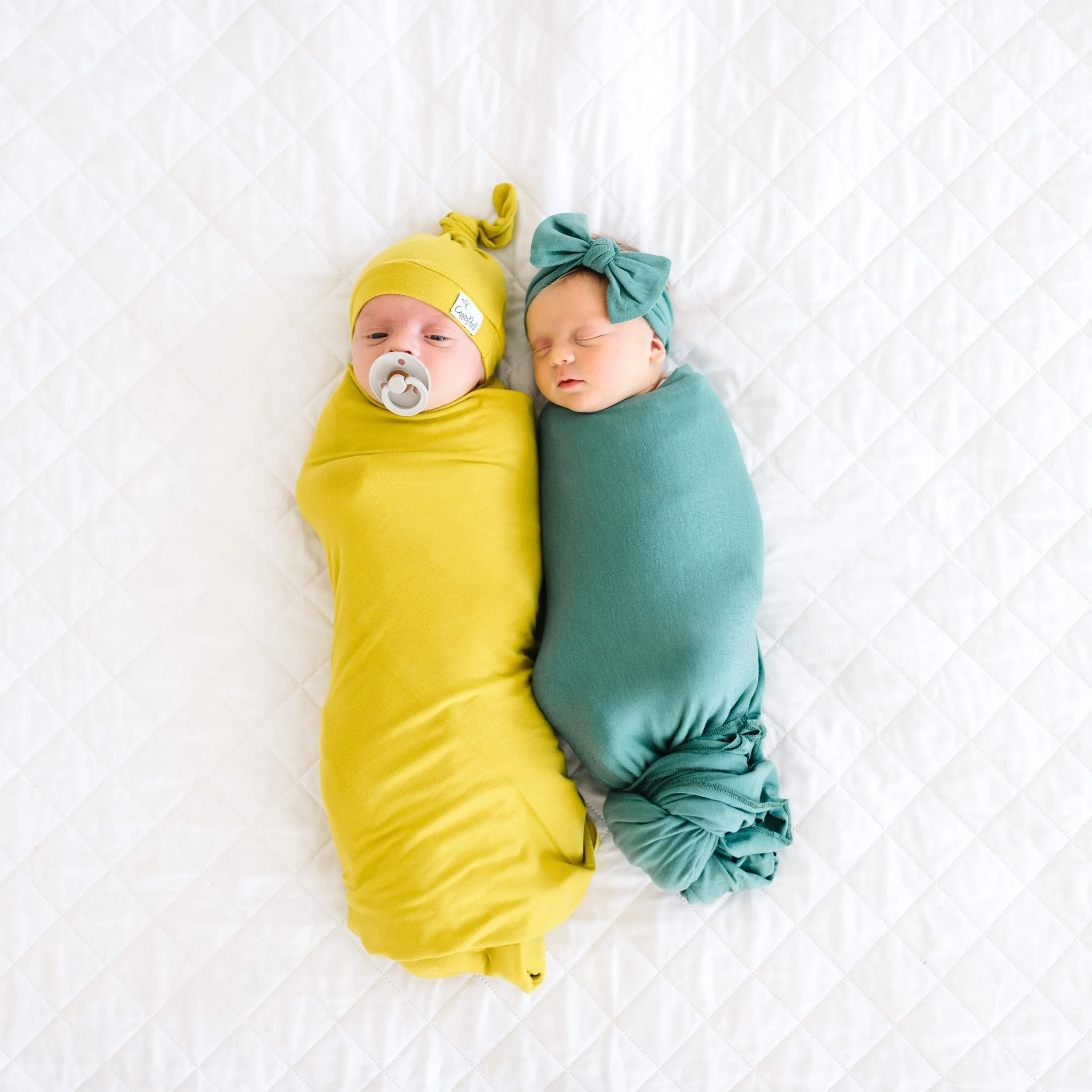 Copper Pearl Knit Swaddle Blanket | Squirt