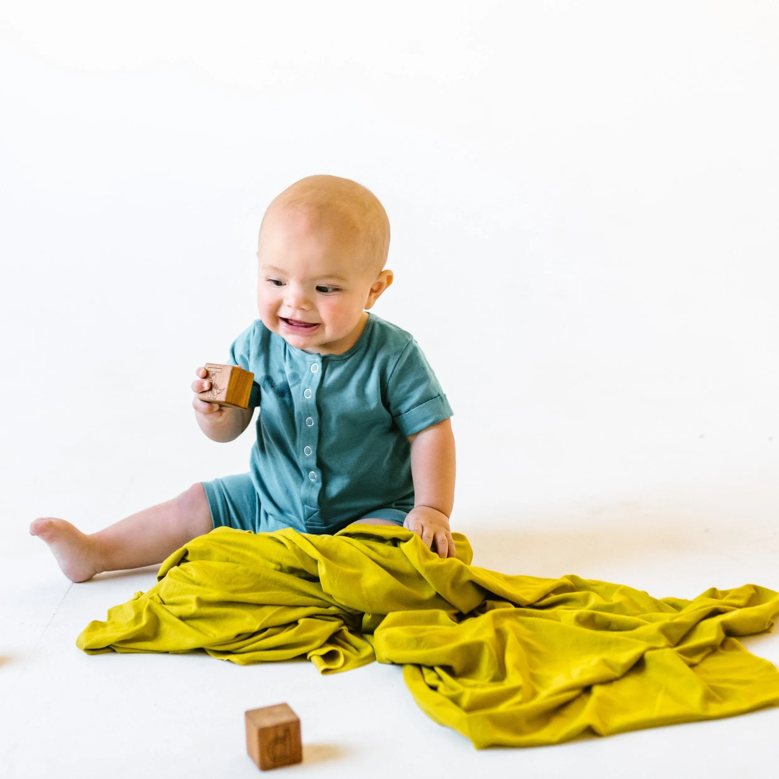 Copper Pearl Knit Swaddle Blanket | Squirt