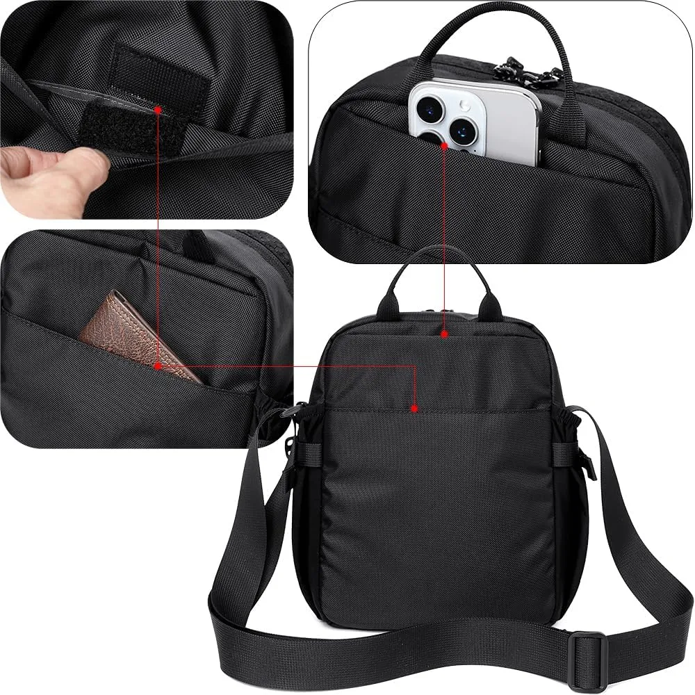 Crossbody Bag sports outdoor shoulder bag Unisex Messenger Bag 10.27.83.5 small Lightweight sports travel bag