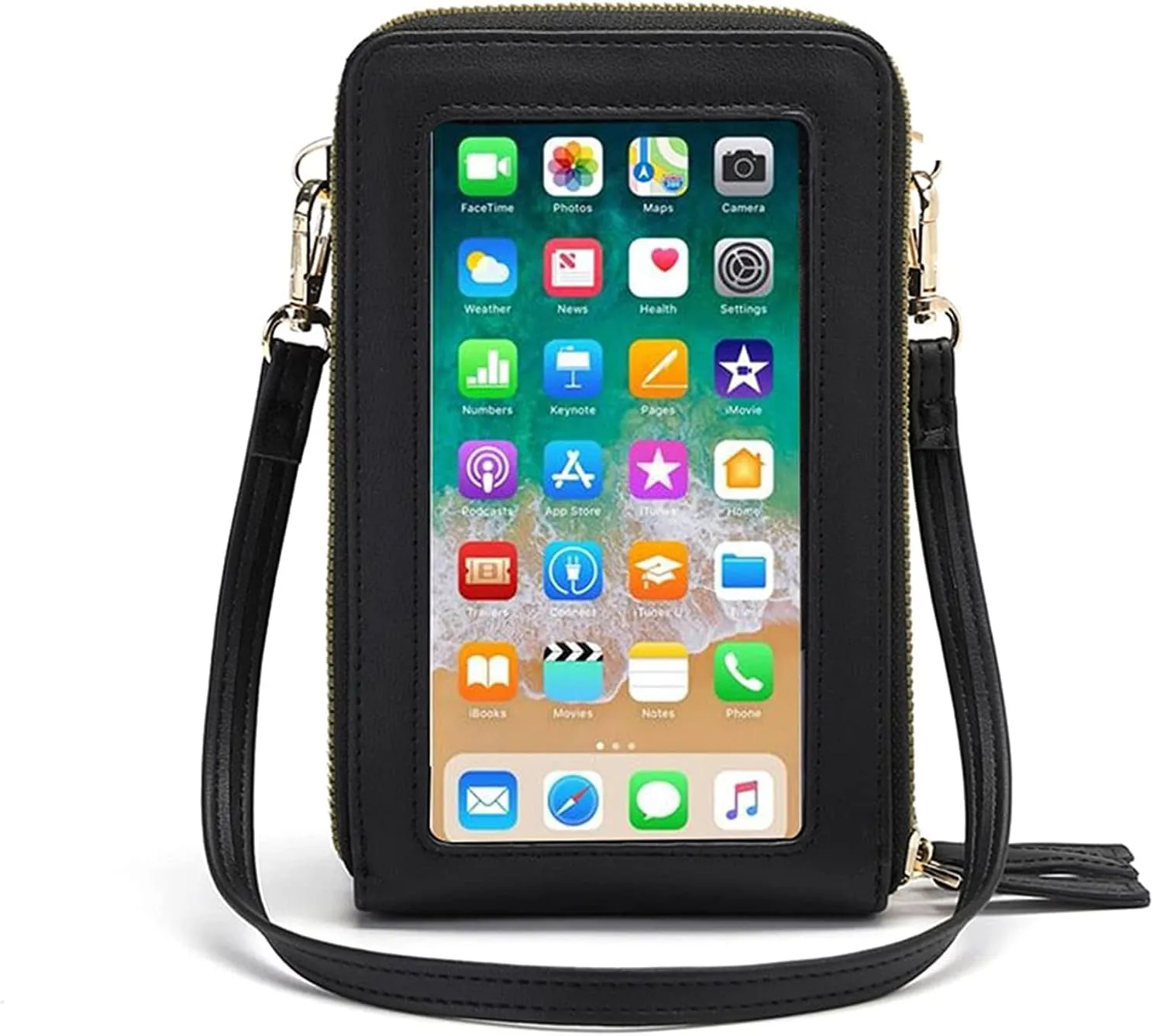 Crossbody Phone Bags for Women Small PU Leather Cellphone Purse Wallet