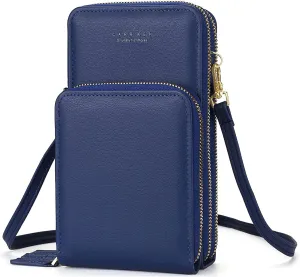 Crossbody Phone Bags for Women Small PU Leather Cellphone Purse Wallet