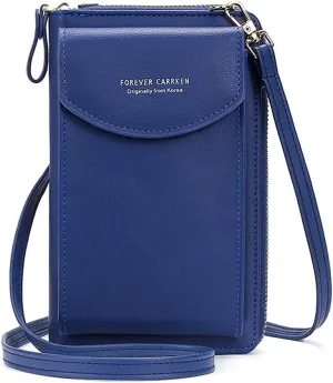 Crossbody Phone Bags for Women Small PU Leather Cellphone Purse Wallet