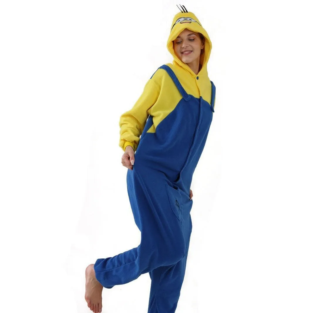 Despicable Me Minions Group Onesies Costume kigurumi Onesies Party For Adult