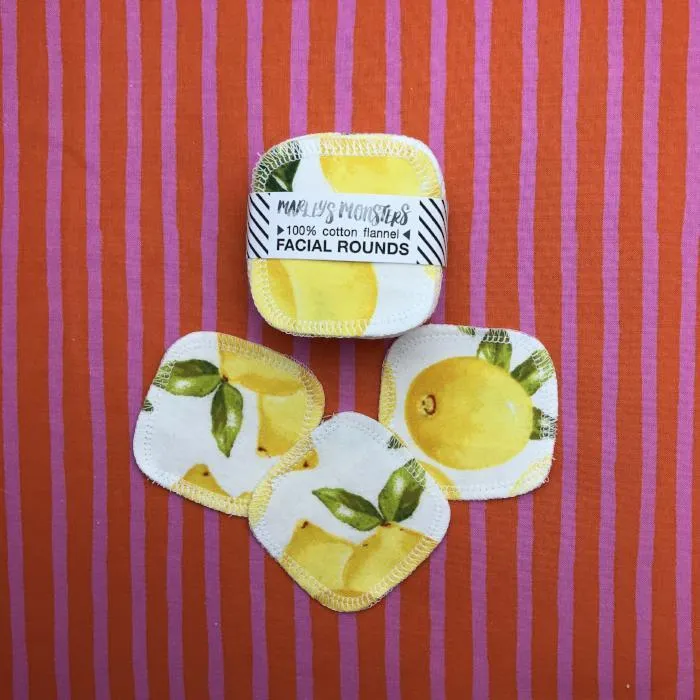 Eco-Friendly Facial Rounds - Lemons
