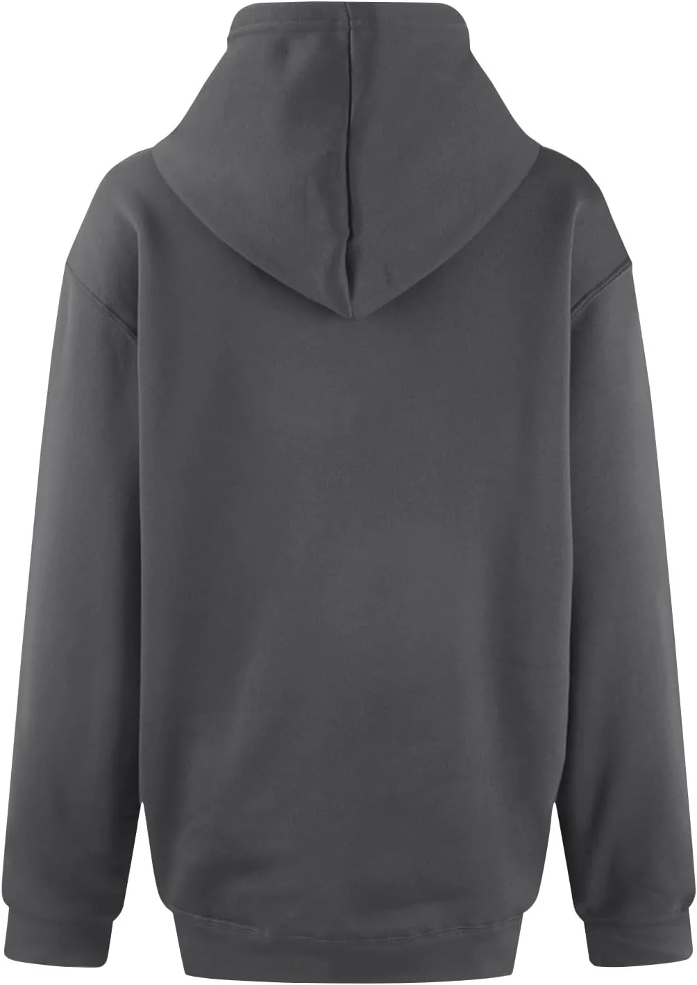 Fleece Lined Hoodie Women Oversized Sweatshirt with Pockets Drop Shoulder Long Sleeve Pullover Womens Casual Tops