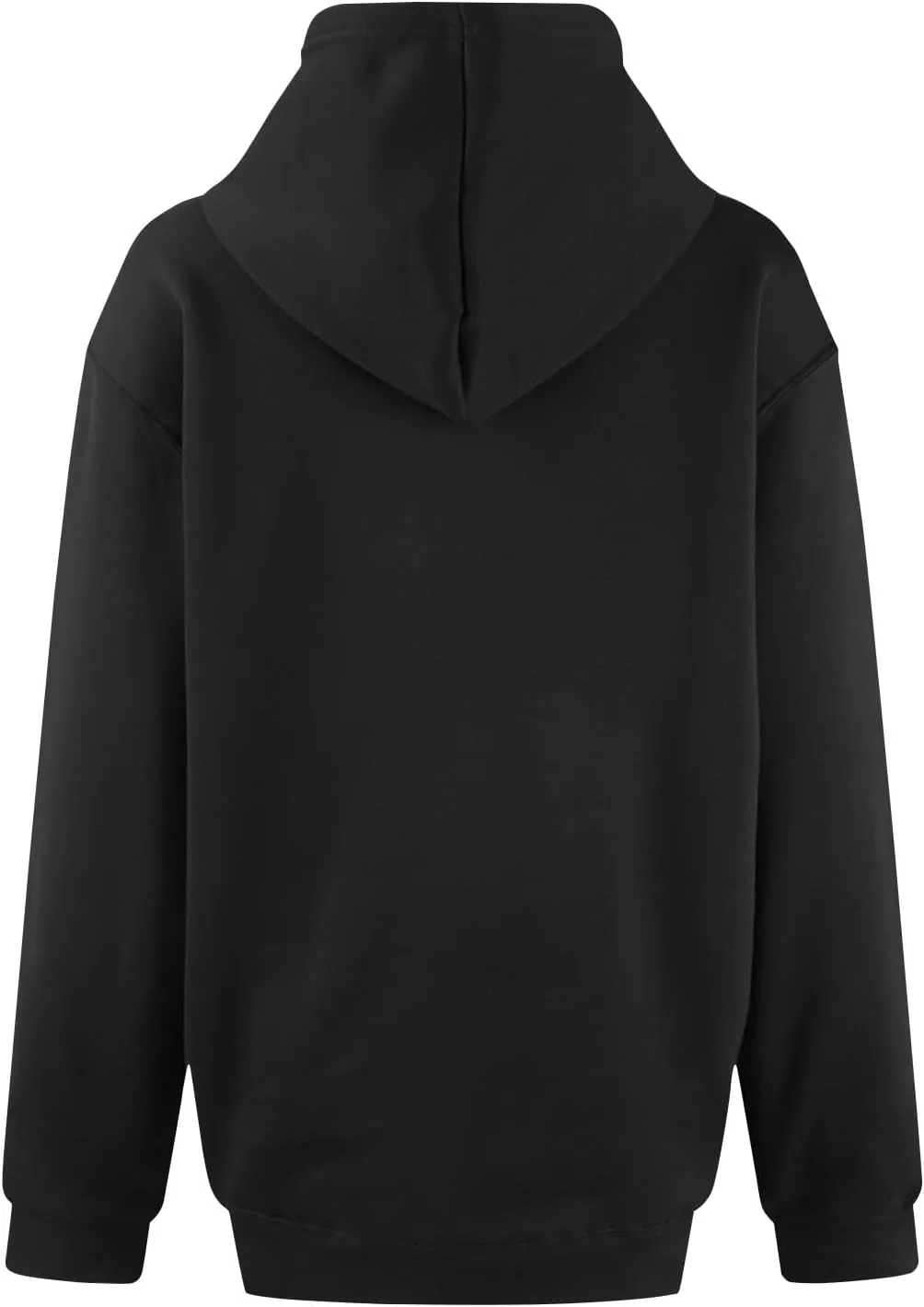 Fleece Lined Hoodie Women Oversized Sweatshirt with Pockets Drop Shoulder Long Sleeve Pullover Womens Casual Tops