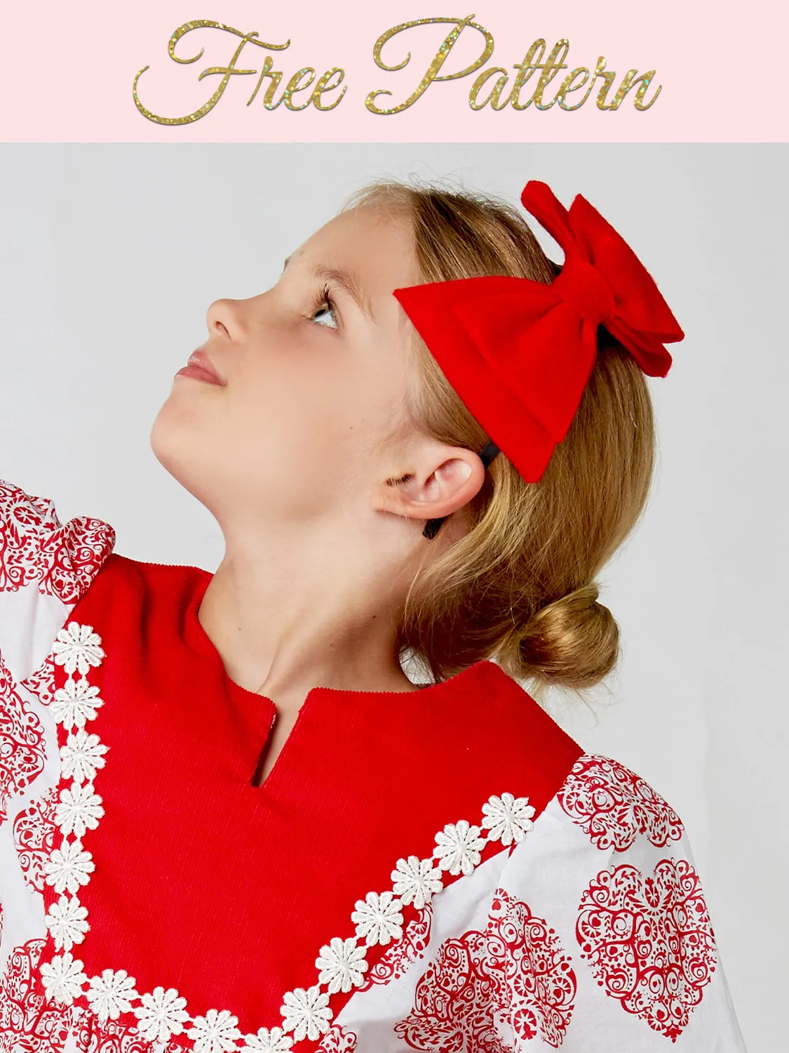 Free Sewing Pattern - How to Make a Felt Bow