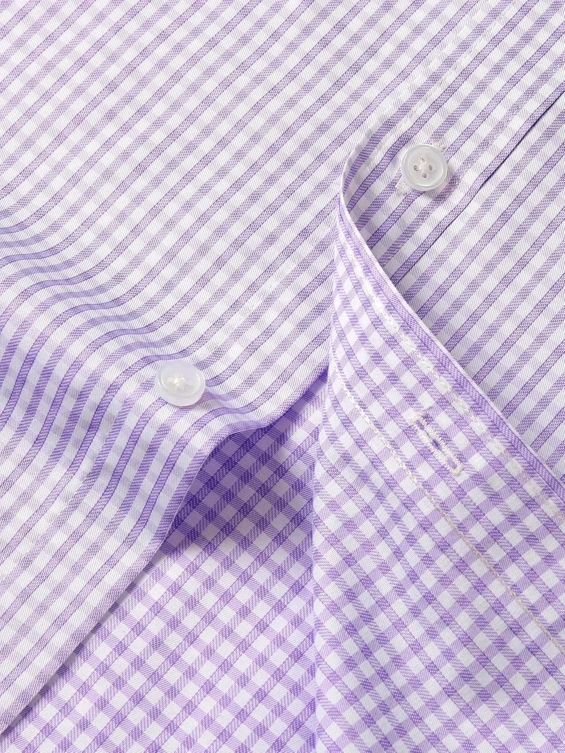 GIANEN Mens Grade 4 Wrinkle-Resistant Plaid Button-Down Cotton Long Sleeve Regular Fit Gingham Dress Shirts