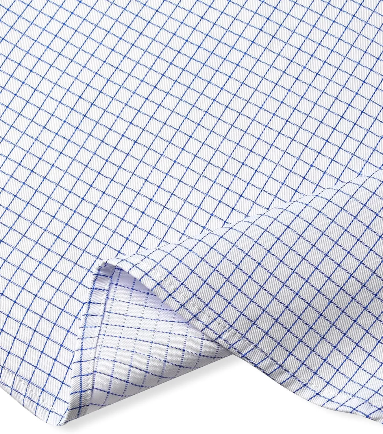 GIANEN Mens Grade 4 Wrinkle-Resistant Plaid Button-Down Cotton Long Sleeve Regular Fit Gingham Dress Shirts