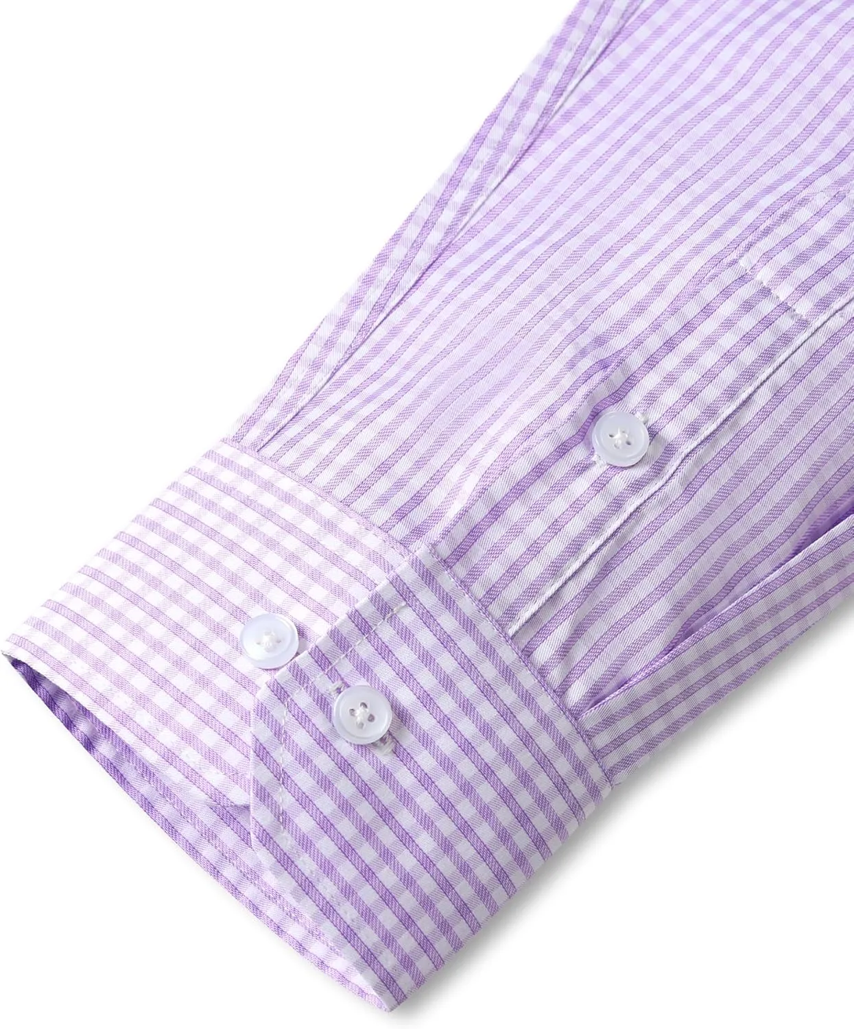 GIANEN Mens Grade 4 Wrinkle-Resistant Plaid Button-Down Cotton Long Sleeve Regular Fit Gingham Dress Shirts