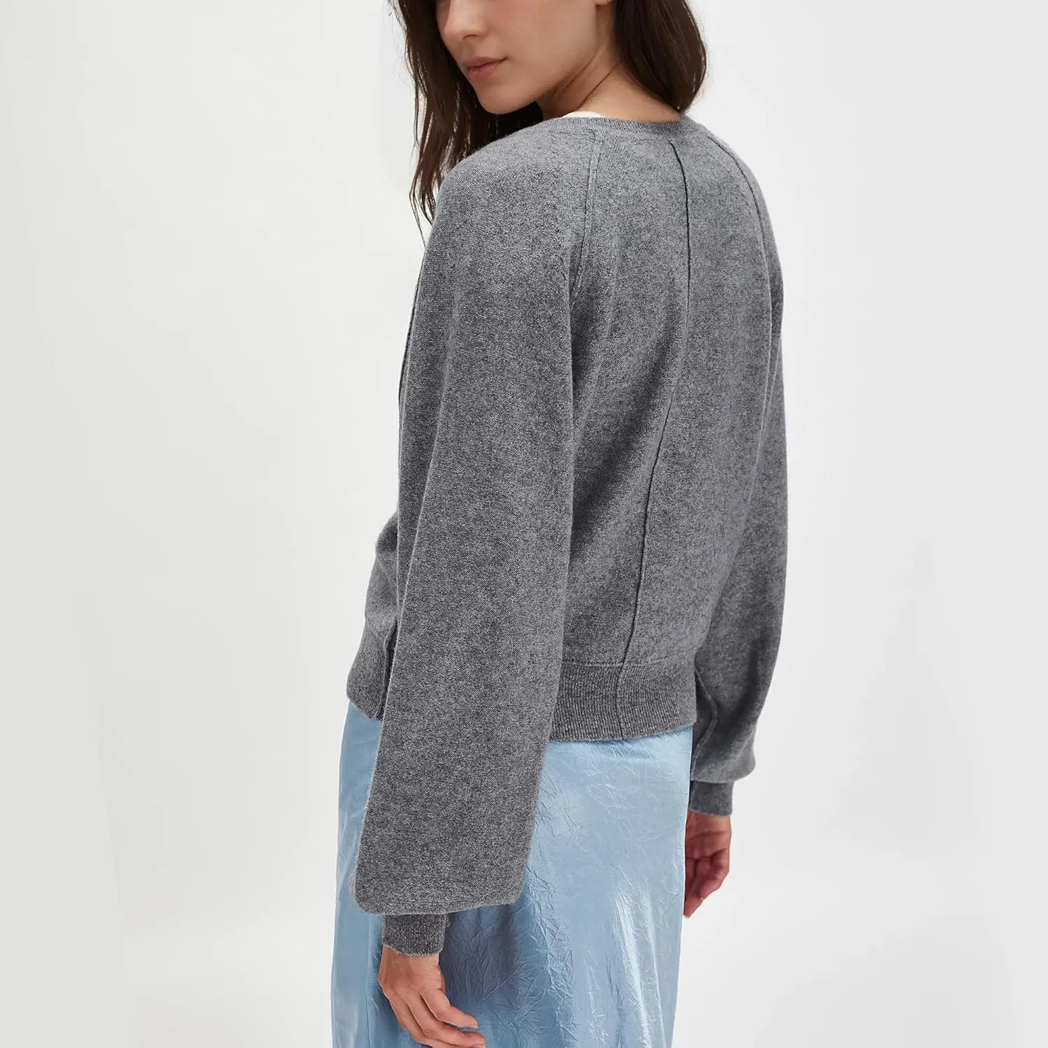 Hixiaohe Women's Long Sleeve Button Down Sweater Knitted Pullover Henley Shirts Casual Tops Lightweight Trendy Outfits