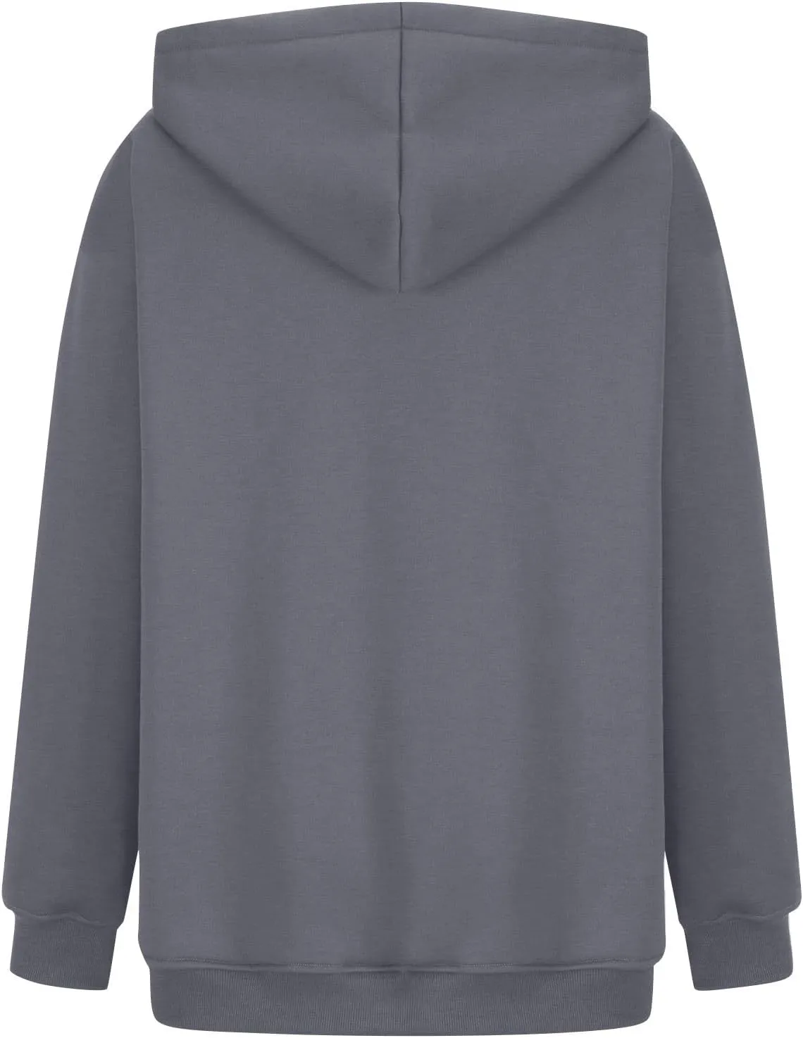 Hoodies for Women Fleece Lined Long Sleeve Hooded Sweatshirt Loose Fit Casual Hoodies Pullover with Pockets Fall Clothes
