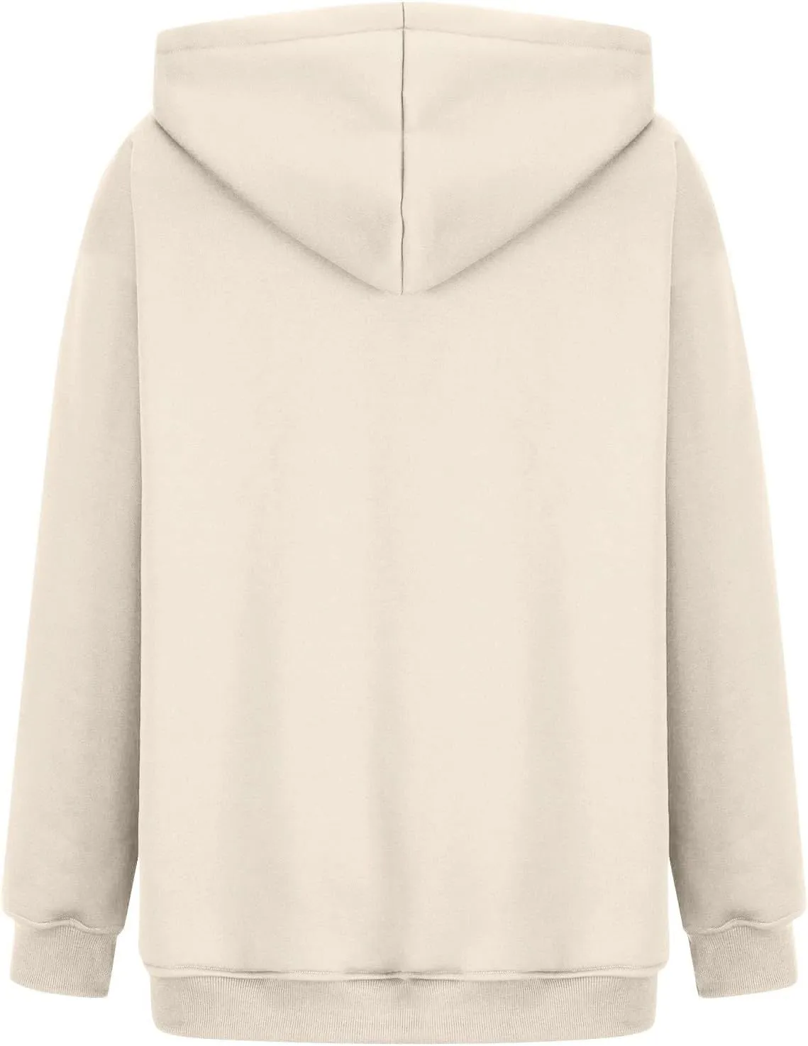 Hoodies for Women Fleece Lined Long Sleeve Hooded Sweatshirt Loose Fit Casual Hoodies Pullover with Pockets Fall Clothes