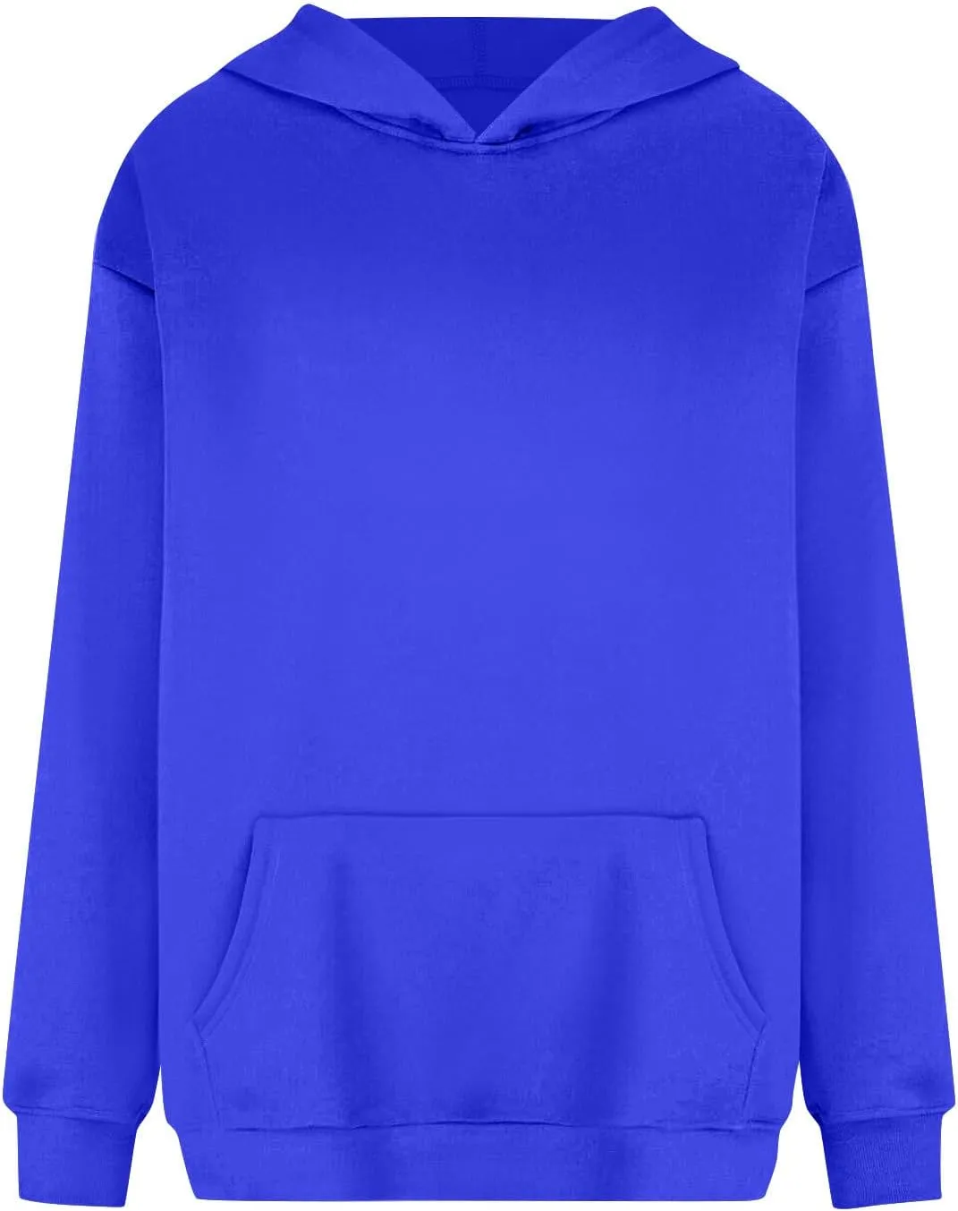 Hoodies for Women Fleece Lined Long Sleeve Hoodies Pullover Loose Fit Casual Hooded Sweatshirt with Pockets Fall Clothes