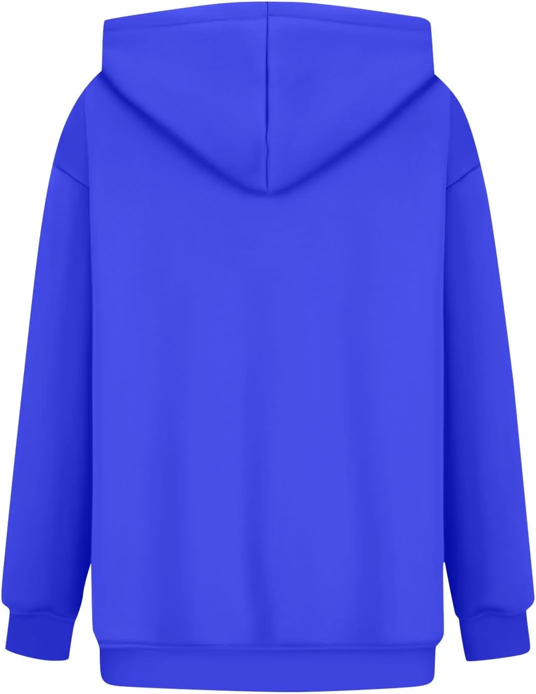 Hoodies for Women Fleece Lined Long Sleeve Hoodies Pullover Loose Fit Casual Hooded Sweatshirt with Pockets Fall Clothes