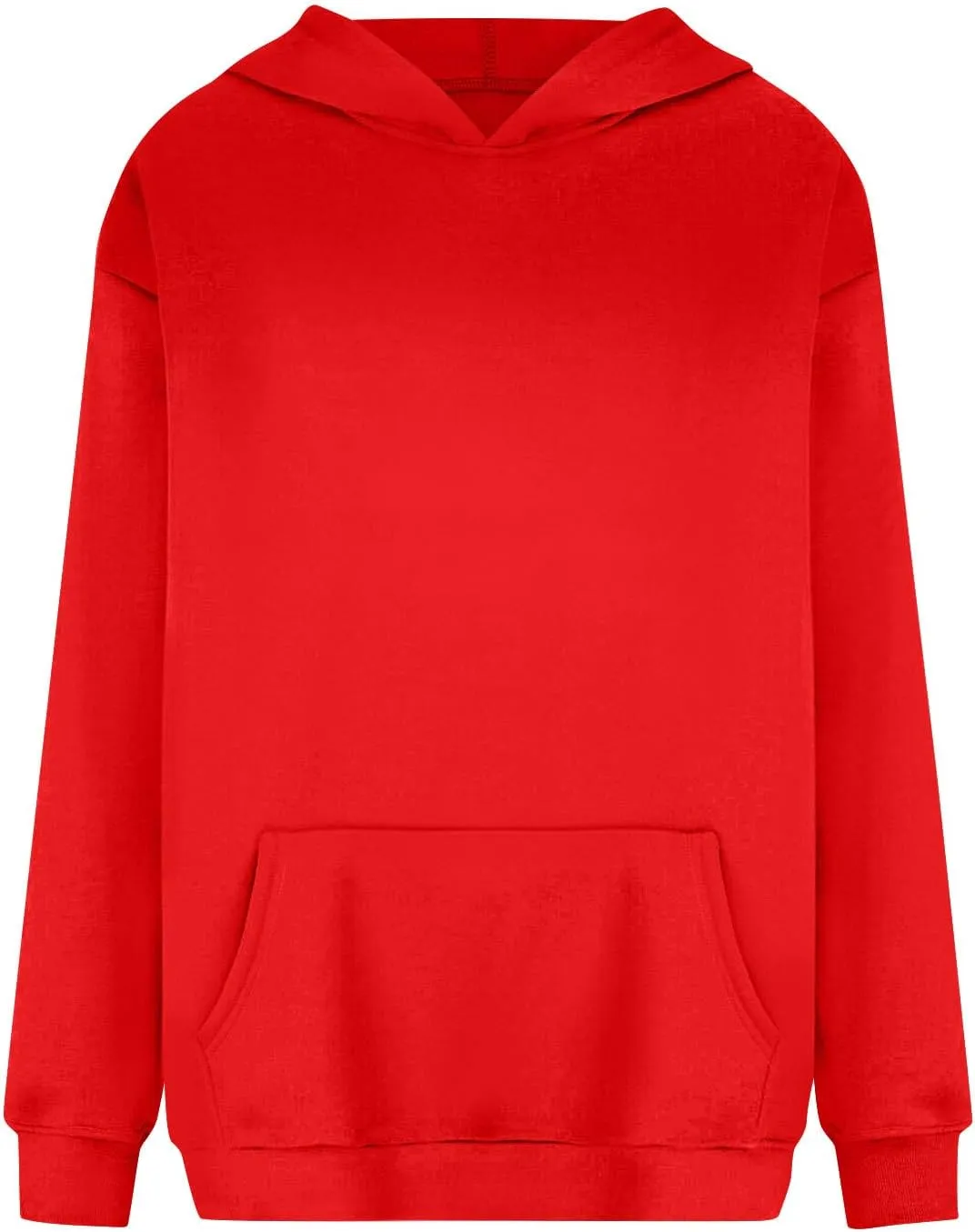 Hoodies for Women Fleece Lined Long Sleeve Hoodies Pullover Loose Fit Casual Hooded Sweatshirt with Pockets Fall Clothes