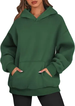 Hoodies for Women Fleece Sweatshirt with Pocket Casual Long Sleeve Oversized Sweatshirts Loose Hooded Sweatshirt