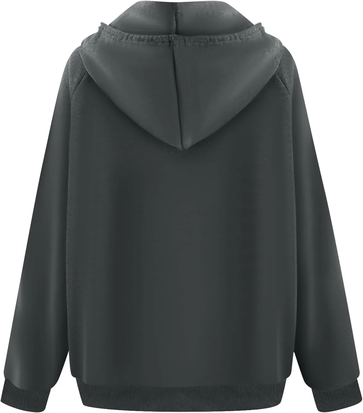 Hoodies for Women Long Sleeve Fleece Hooded Sweatshirt Half Zip Loose Fit Pullover with Pockets Oversized Hoodies