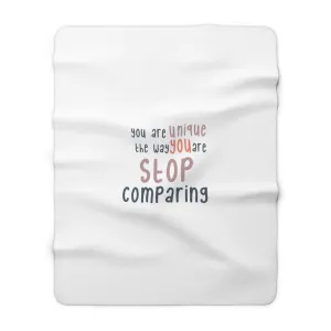 IAC  Home & Livings- Blankets  / Sherpa Fleece Blanket / I am me only me pink with coral