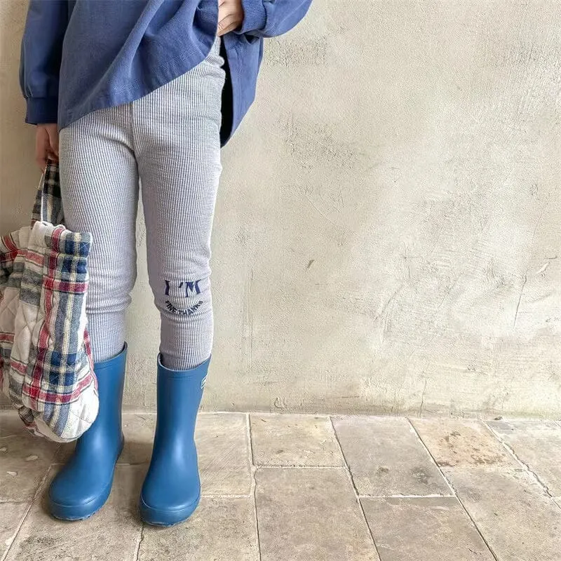 I'm Fine Stripe High Waist Leggings