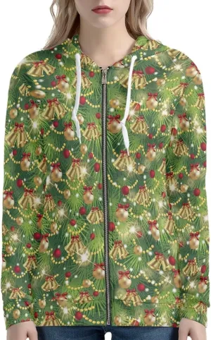 Irisjudy Womens Zip-up Hoodie with Kanga Pocket(XS-5XL),Cactus,Sunflowers,Butterfly Long Sleeve Sport Shirts Shell Jackets