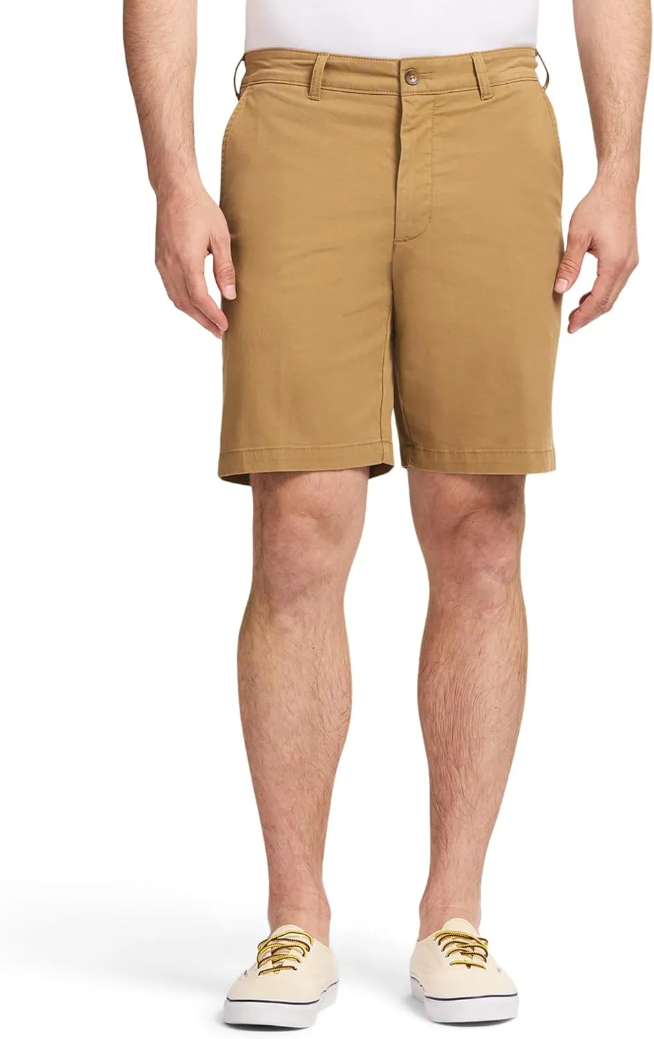 IZOD Men's Saltwater 9.5" Flat Front Chino Short