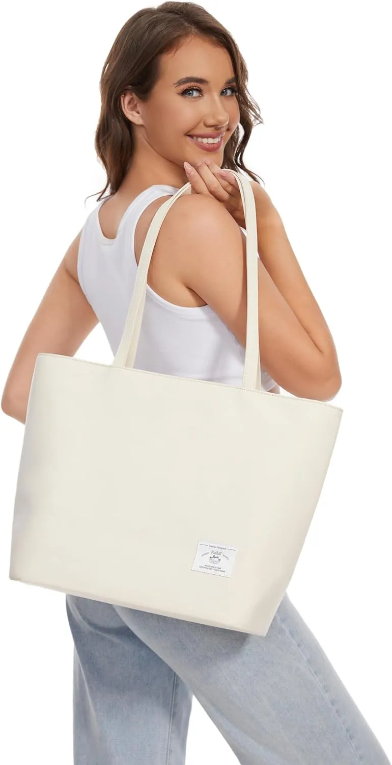 KALIDI Tote Bag for Women Large Waterproof Shoulder Bag Zipper Casual Hobo Handbag Work Shopping Lightweight
